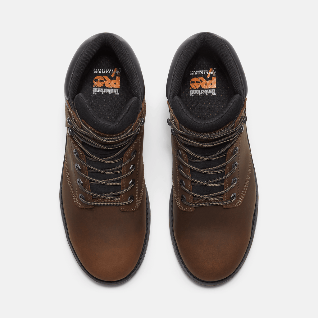 Mens TiTAN Tasker 6 AlloyToe Waterproof Work Boot TBL Brown FullGrain ALT2