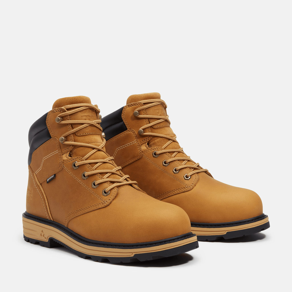 Mens TiTAN Tasker 6 AlloyToe Waterproof Work Boot TBL Wheat FullGrain ALT4