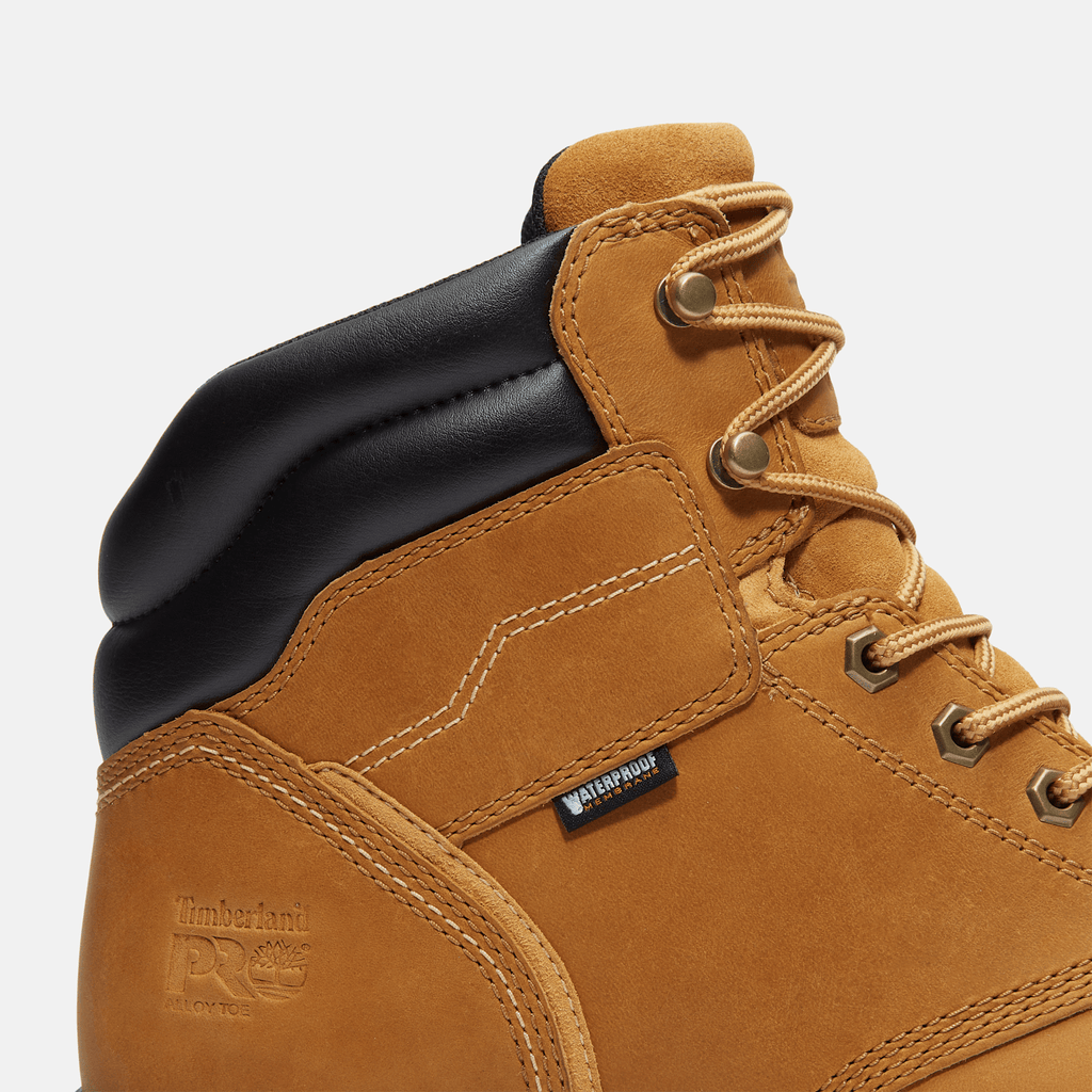 Mens TiTAN Tasker 6 AlloyToe Waterproof Work Boot TBL Wheat FullGrain ALT7