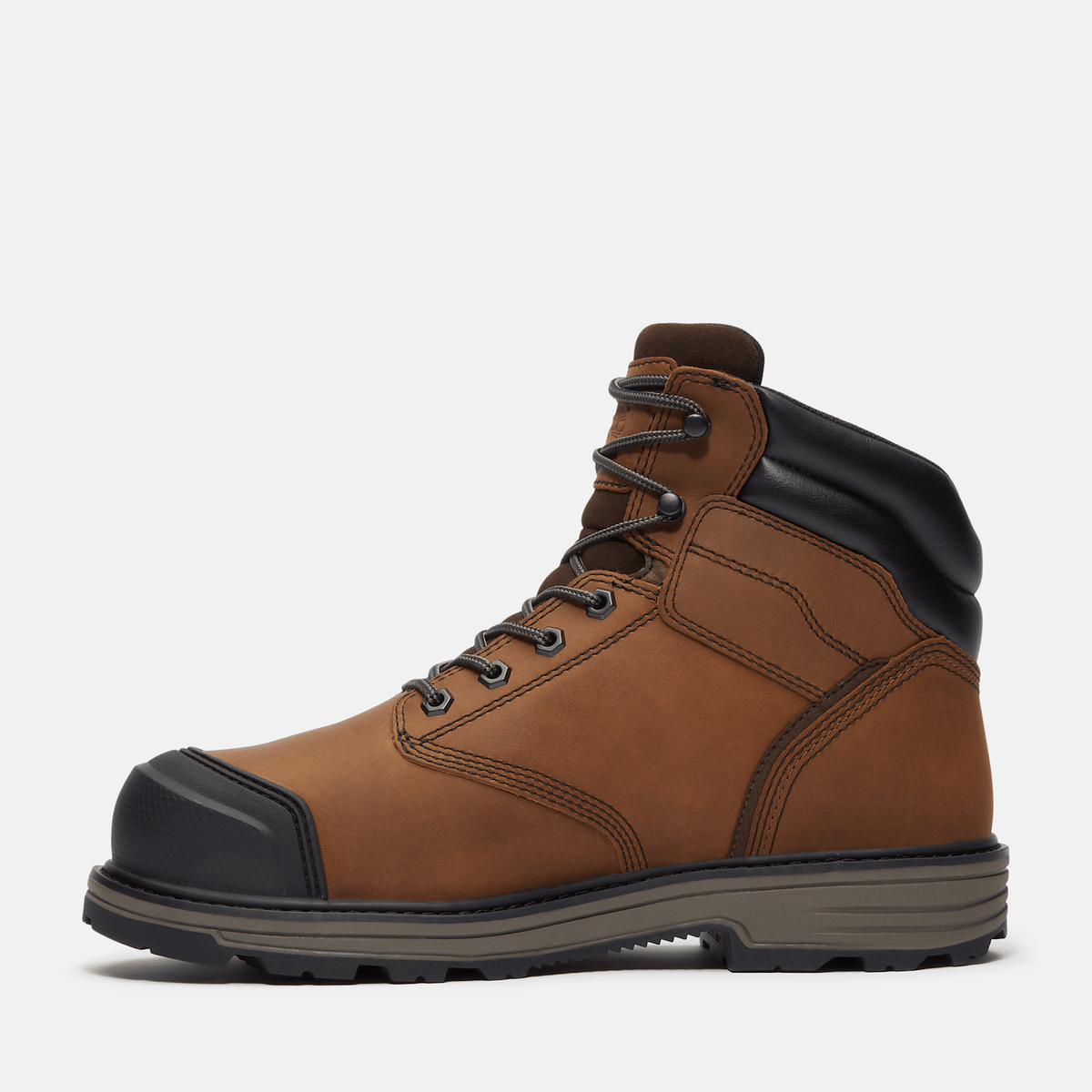 Mens TiTAN Tasker 6 AlloyToe Waterproof Work Boot With Toe Bumper TBL Light Brown FullGrain ALT6