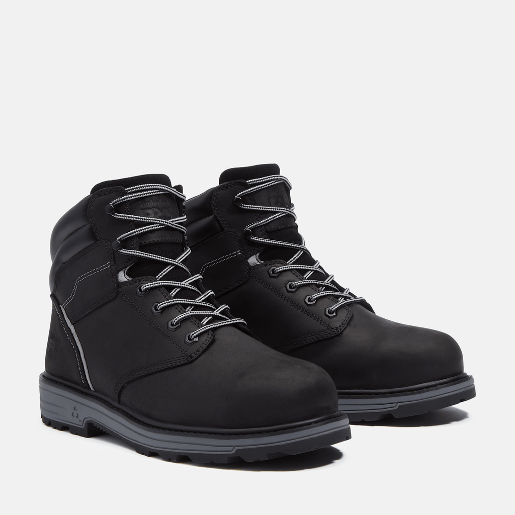 Mens TiTAN Tasker 6 AlloyToe Work Boot TBL Black FullGrain ALT4