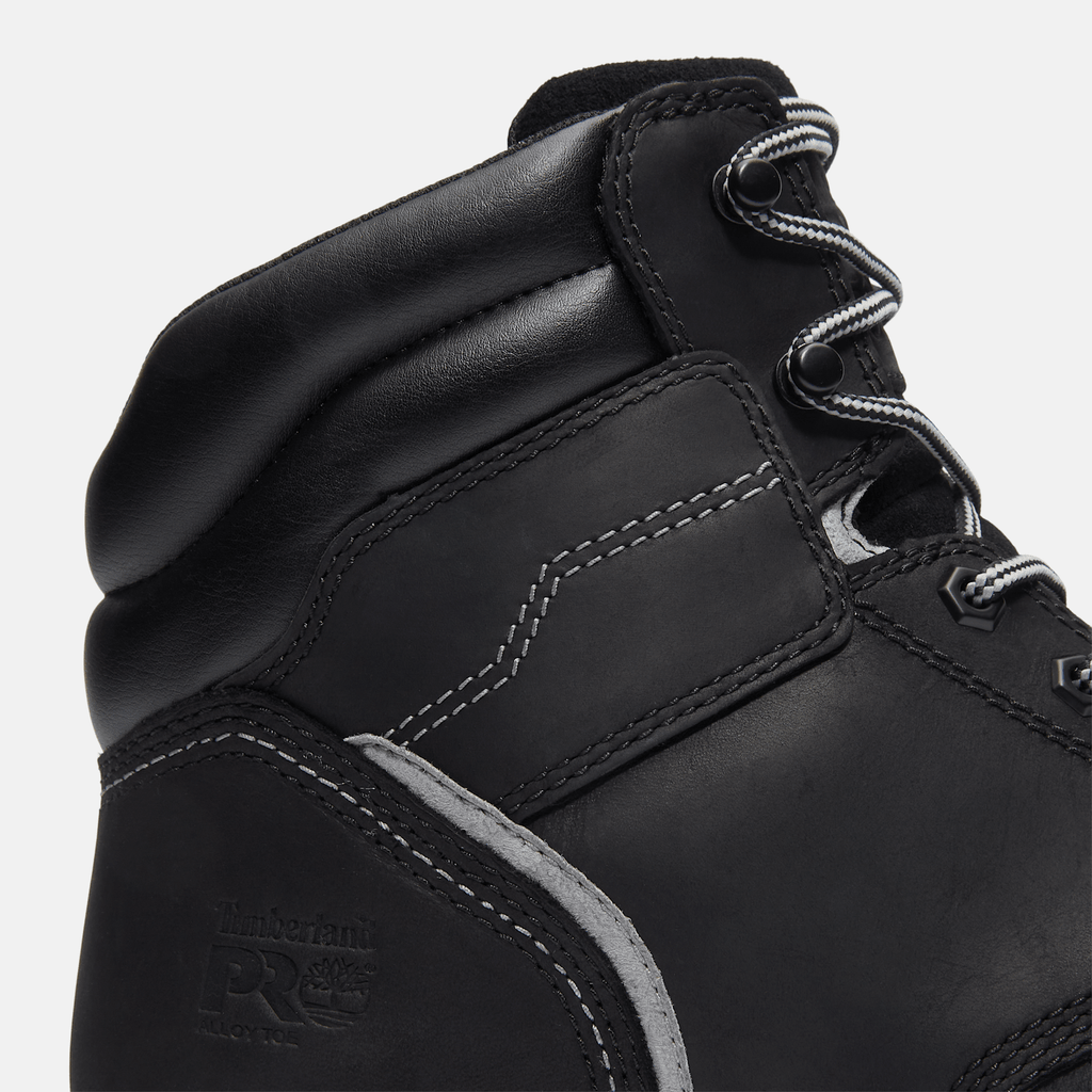 Mens TiTAN Tasker 6 AlloyToe Work Boot TBL Black FullGrain ALT7