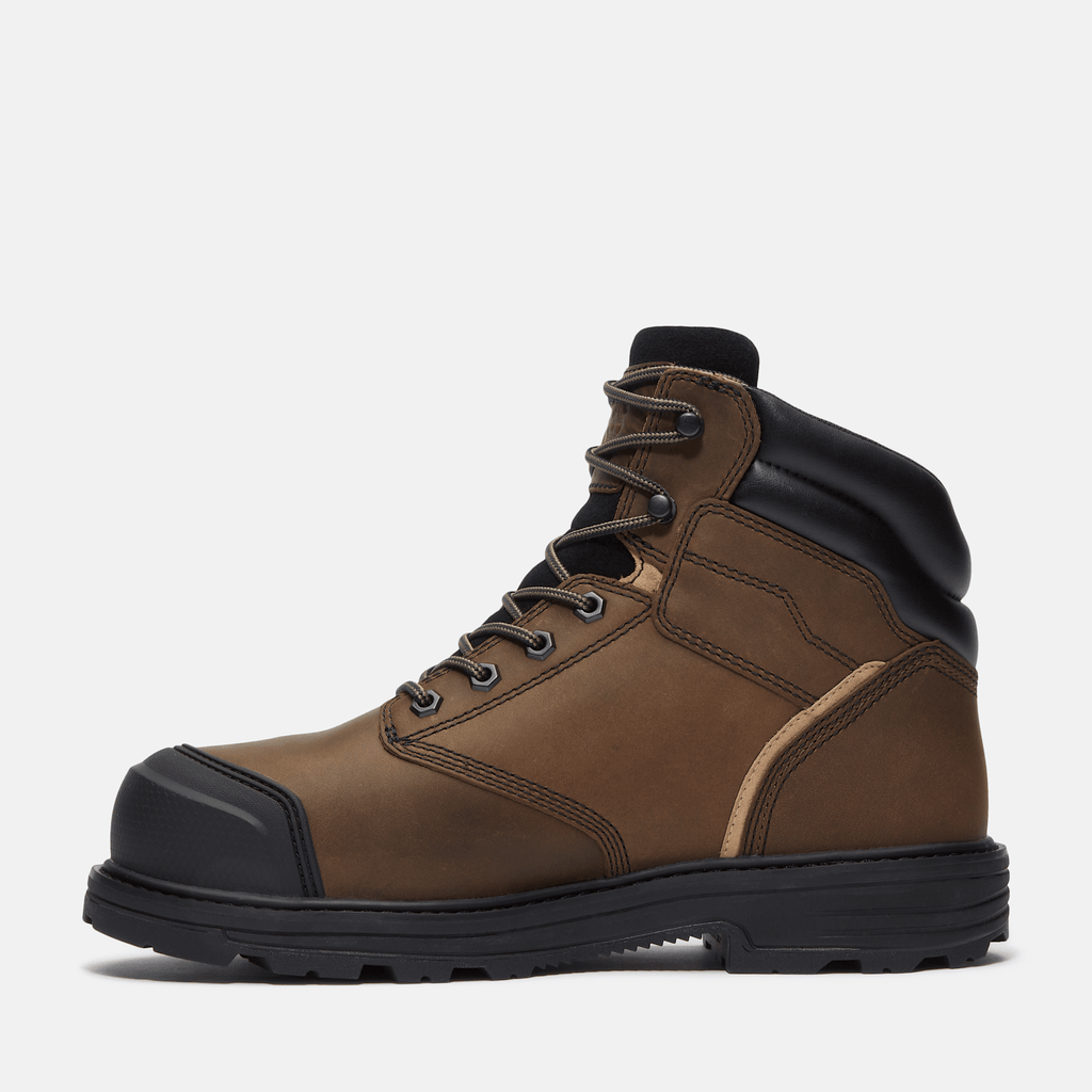 Mens TiTAN Tasker 6 AlloyToe Work Boot With Toe Bumper TBL Light Brown FullGrain ALT6