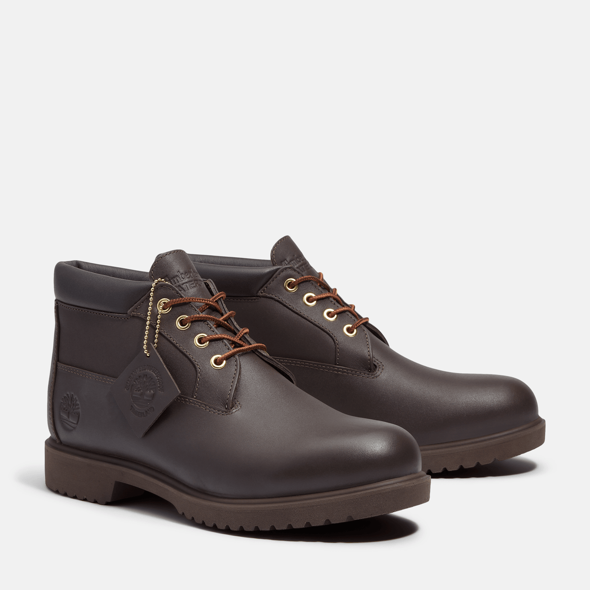 Mens Timberland 1973 Newman Waterproof Boot TBL Dark Brown FullGrain ALT4