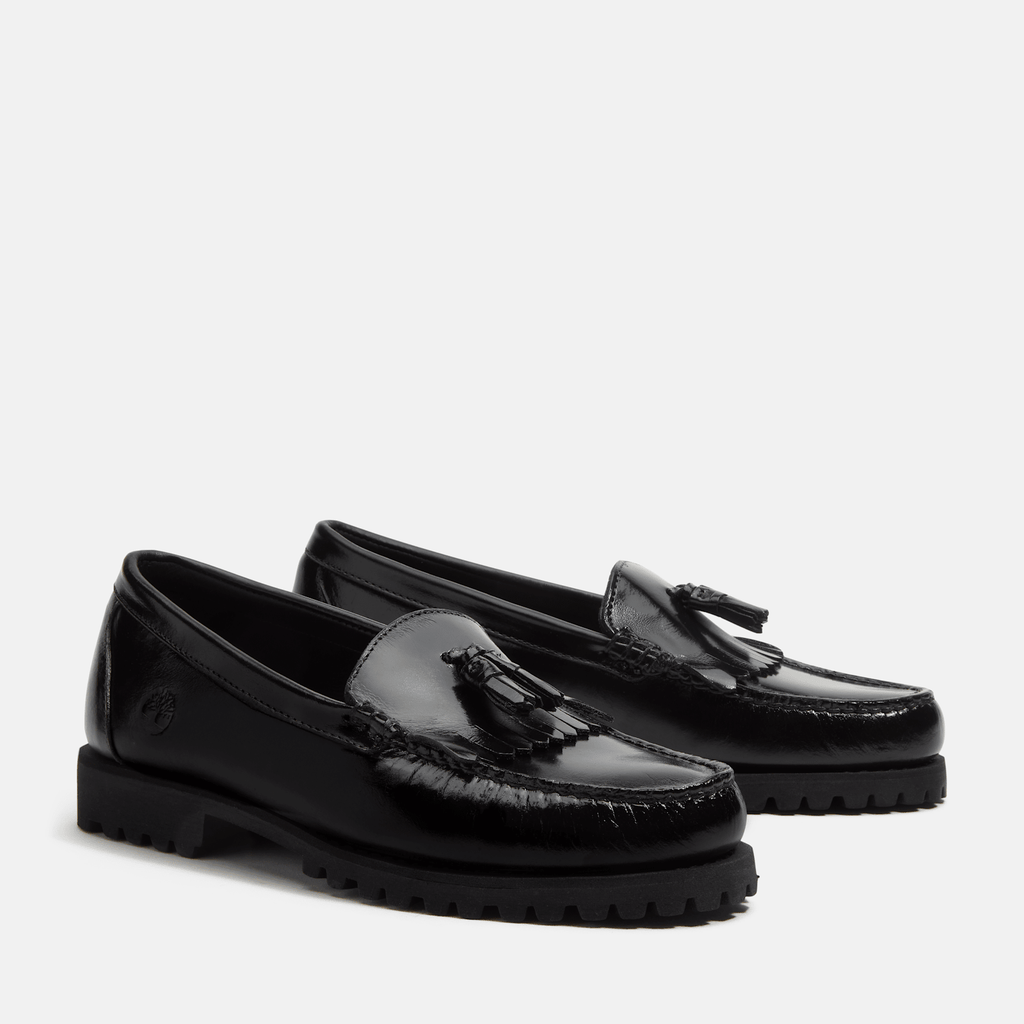 Mens Timberland Authentic Loafer TBL Black FullGrain ALT4