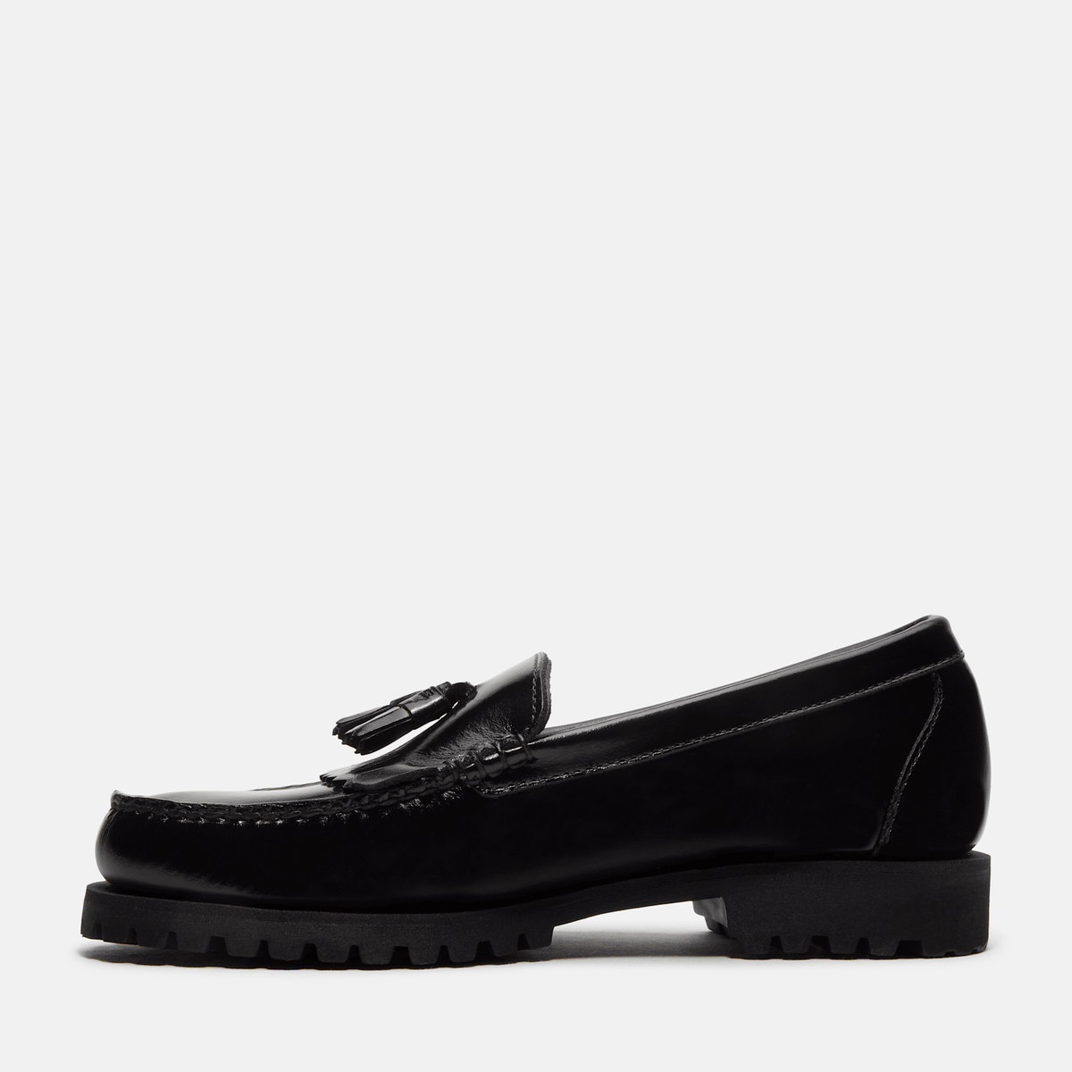 Mens Timberland Authentic Loafer TBL Black FullGrain ALT6