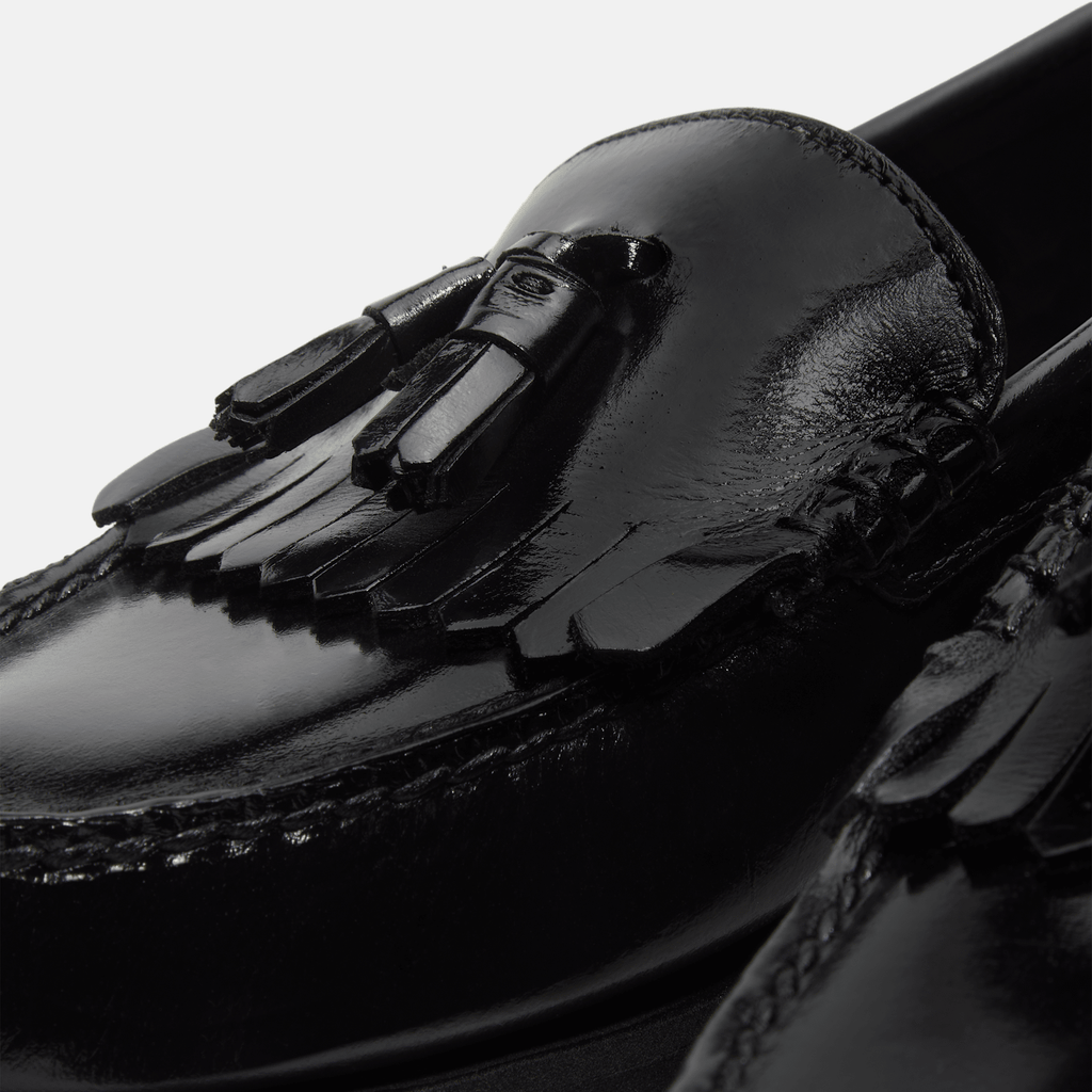 Mens Timberland Authentic Loafer TBL Black FullGrain ALT8