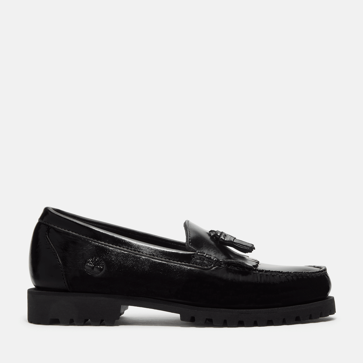Mens Timberland Authentic Loafer TBL Black FullGrain HERO