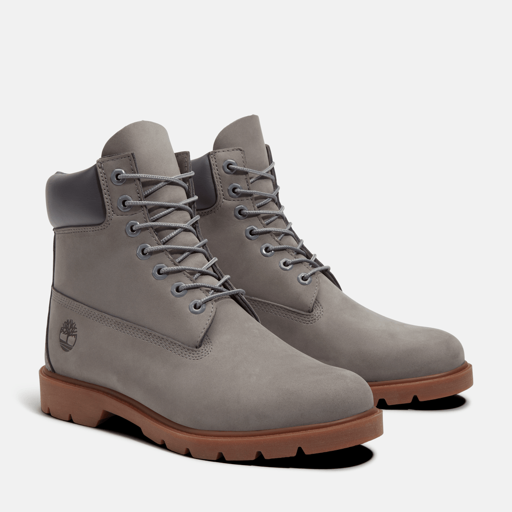 Mens Timberland Classic 6Inch Waterproof Boot TBL Medium Grey Nubuck ALT4