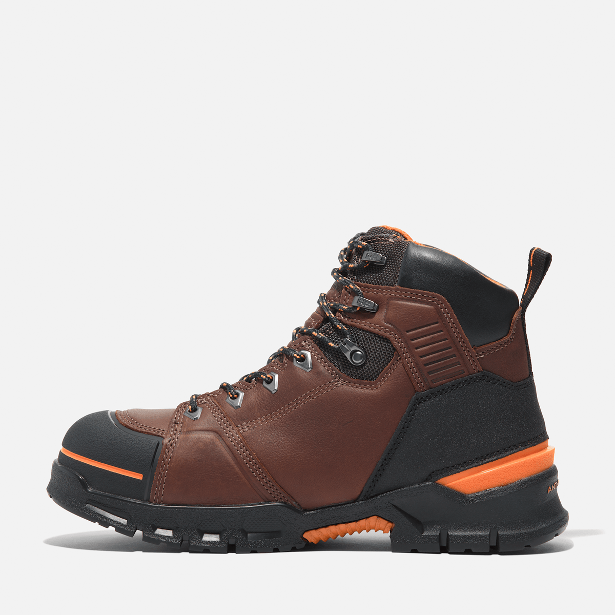 Mens Timberland Endurance EV Composite Toe Work Boot TBL Teak BrownOrange ALT6