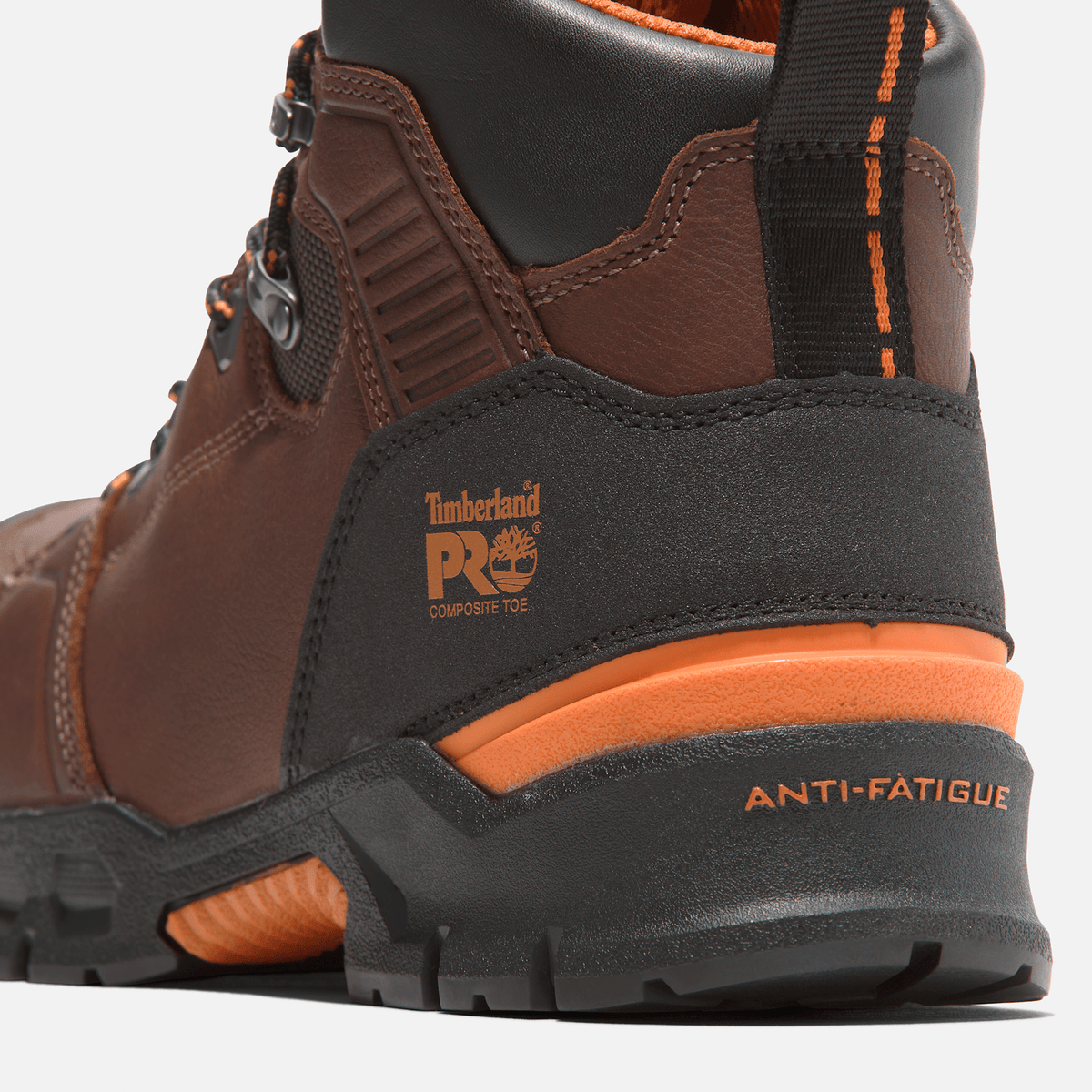 Mens Timberland Endurance EV Composite Toe Work Boot TBL Teak BrownOrange ALT7
