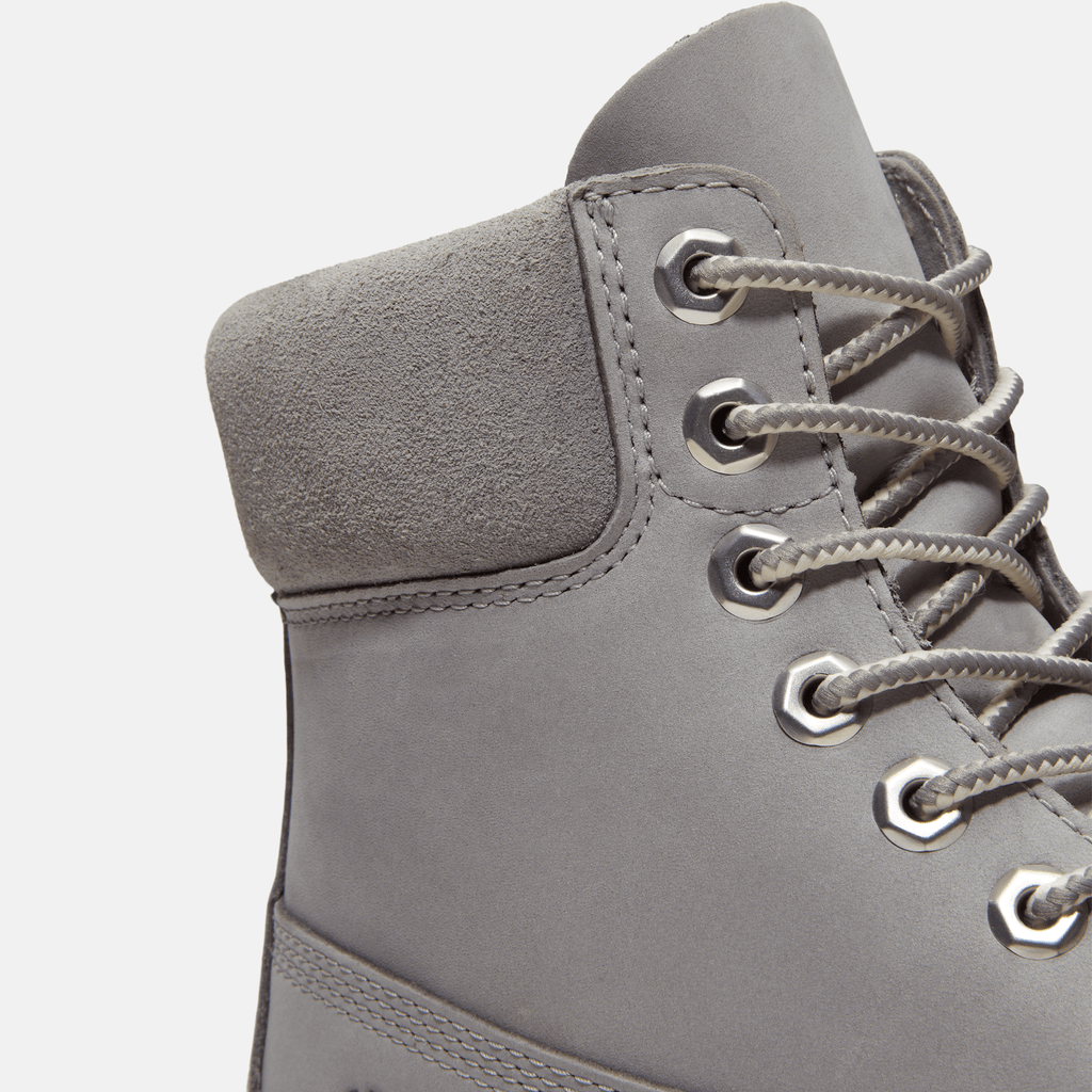 Mens Timberland Heritage 6Inch Waterproof Boot TBL Medium Greyout Nubuck ALT7