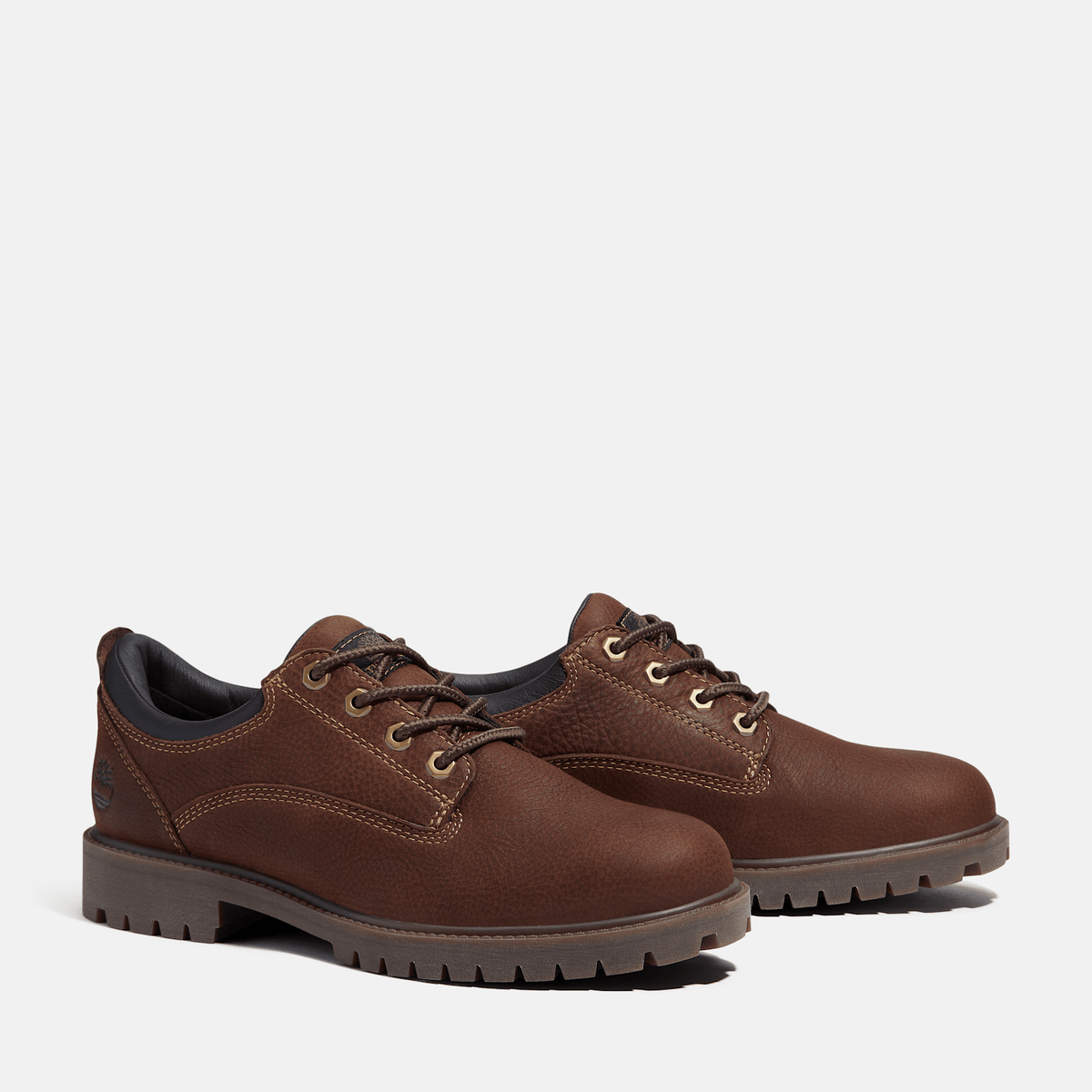 Mens Timberland Heritage Shoe TBL Dark Brown FullGrain ALT4