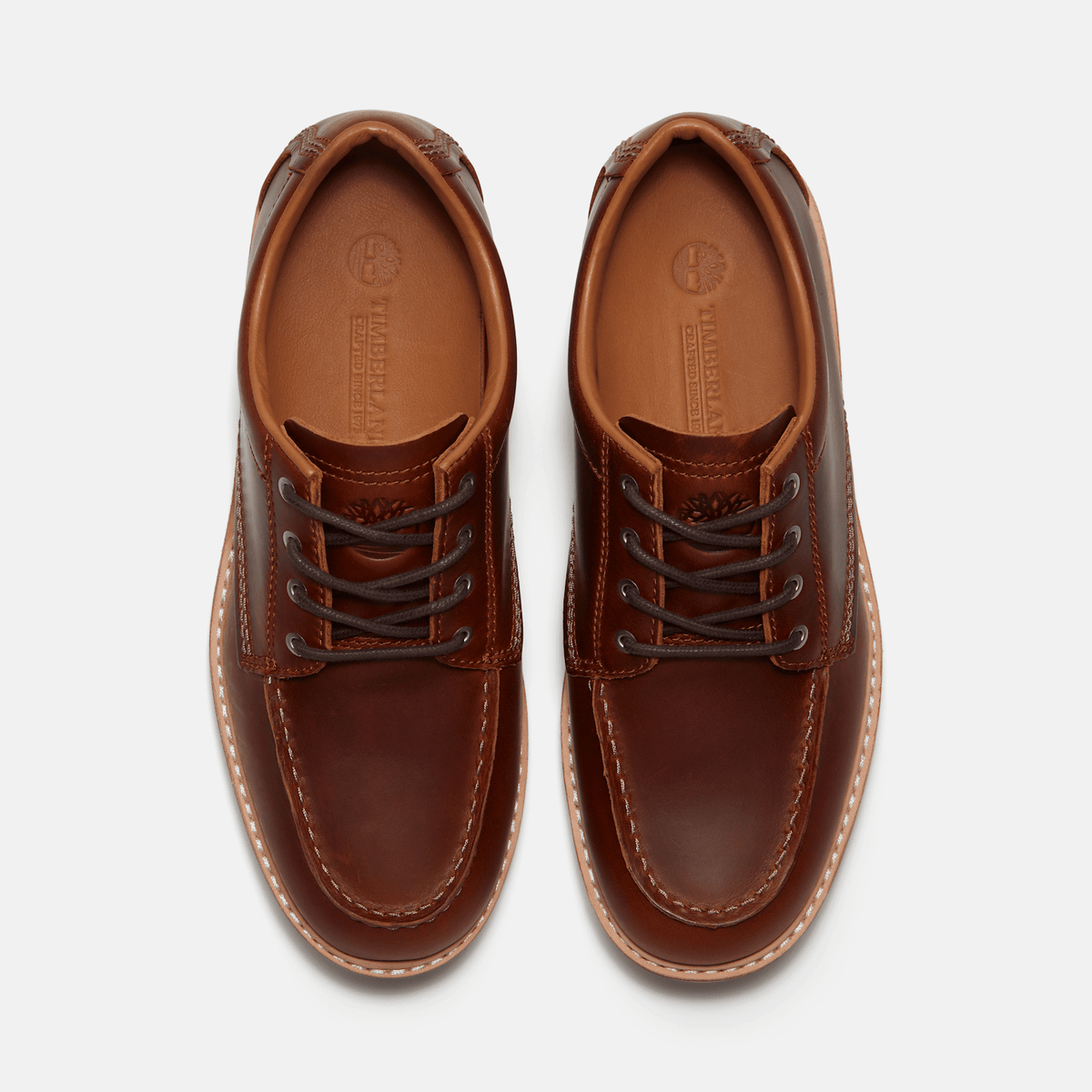 Mens Timberland Oak Forge Shoe TBL Brown FullGrain ALT2