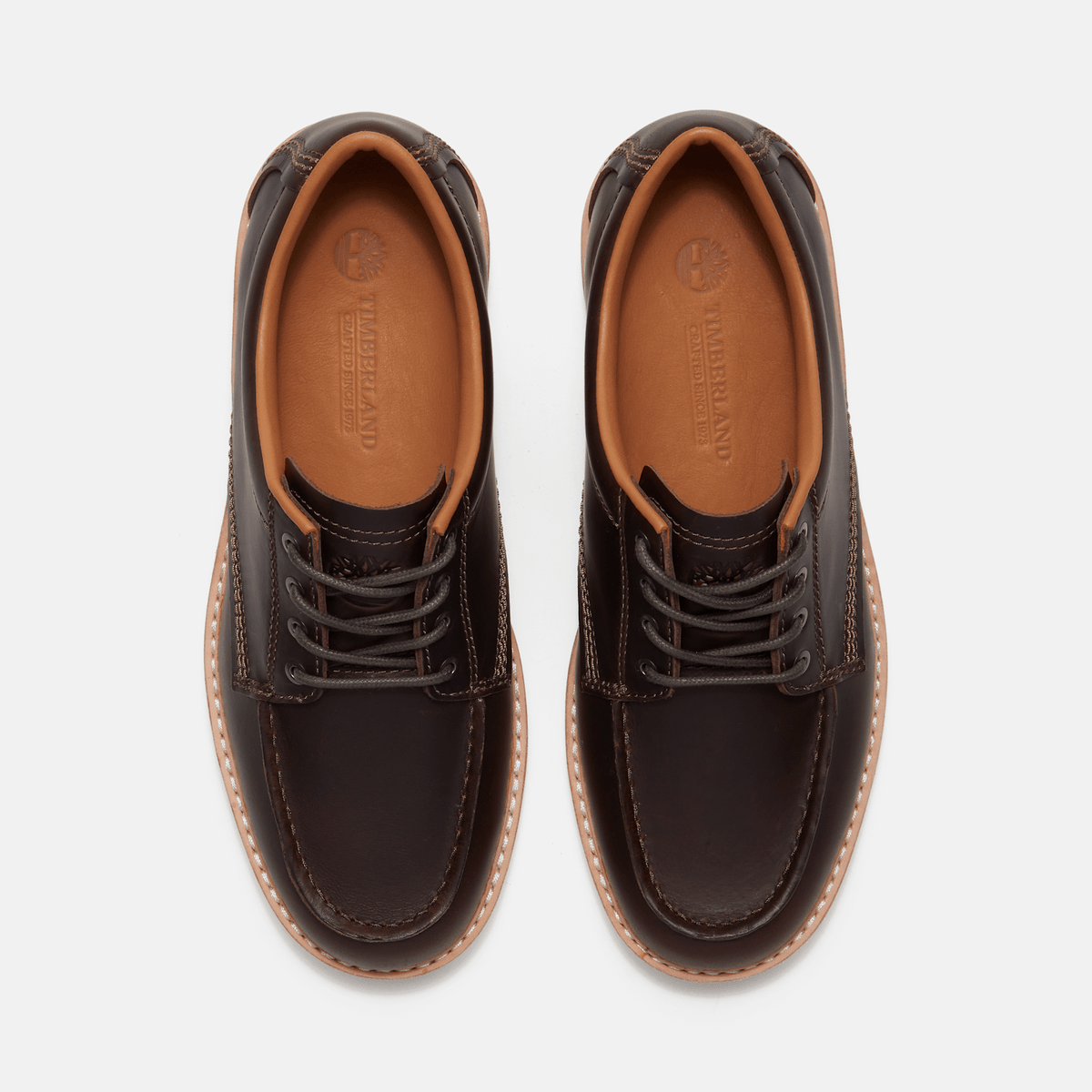 Mens Timberland Oak Forge Shoe TBL Dark Brown FullGrain ALT2