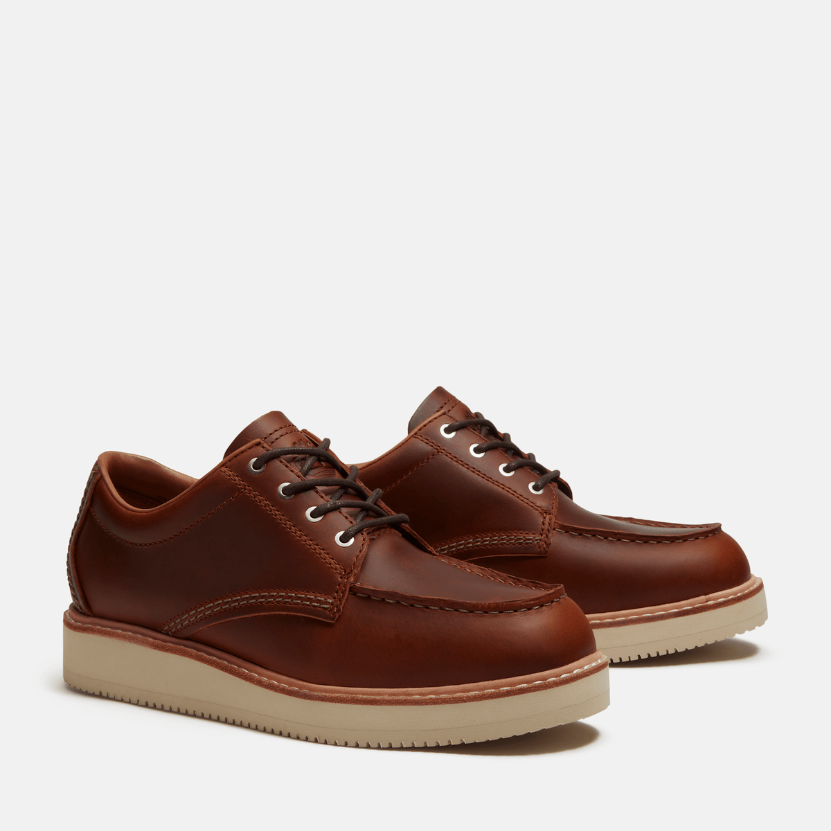 Mens Timberland Oak Forge Shoe TBL Brown FullGrain ALT4