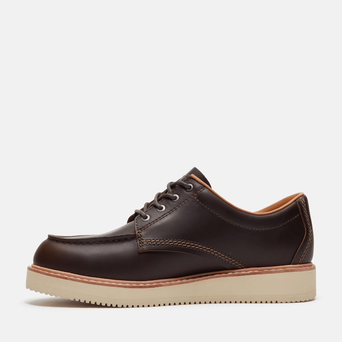 Mens Timberland Oak Forge Shoe TBL Dark Brown FullGrain ALT6