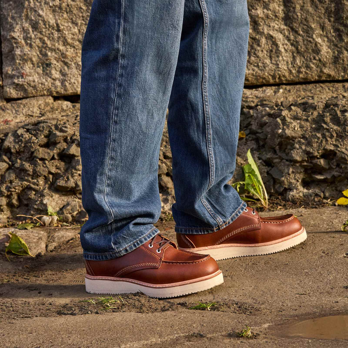Mens Timberland Oak Forge Shoe TBL Brown FullGrain ALTA
