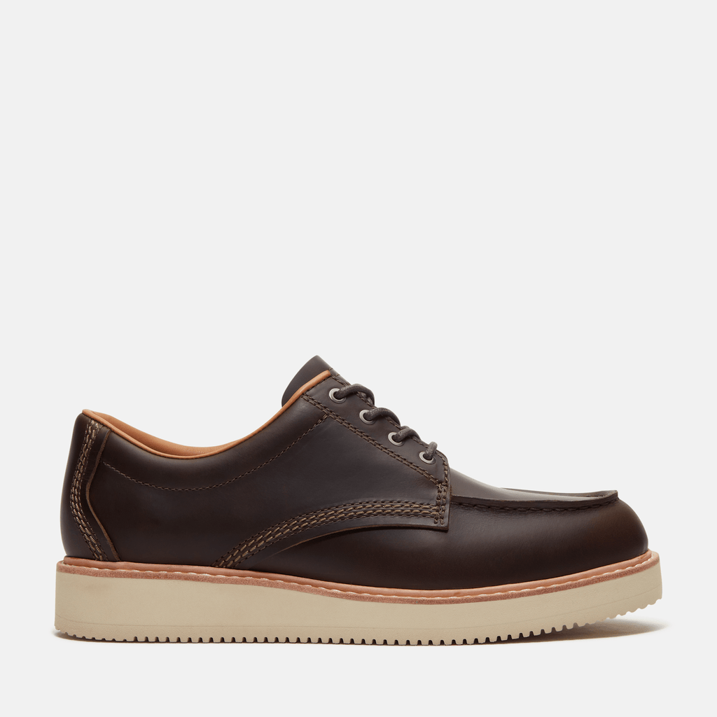 Mens Timberland Oak Forge Shoe TBL Dark Brown FullGrain HERO