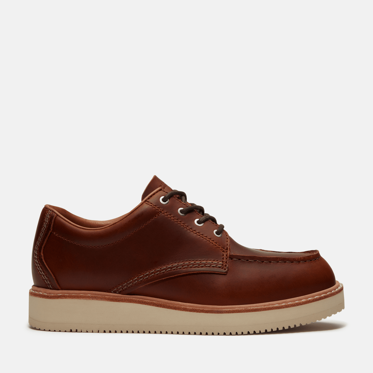 Mens Timberland Oak Forge Shoe TBL Brown FullGrain HERO