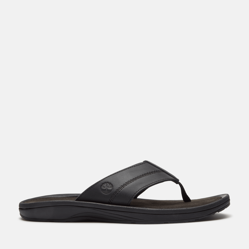 Mens Timberland Originals Slide Sandal TBL Black Leather HERO