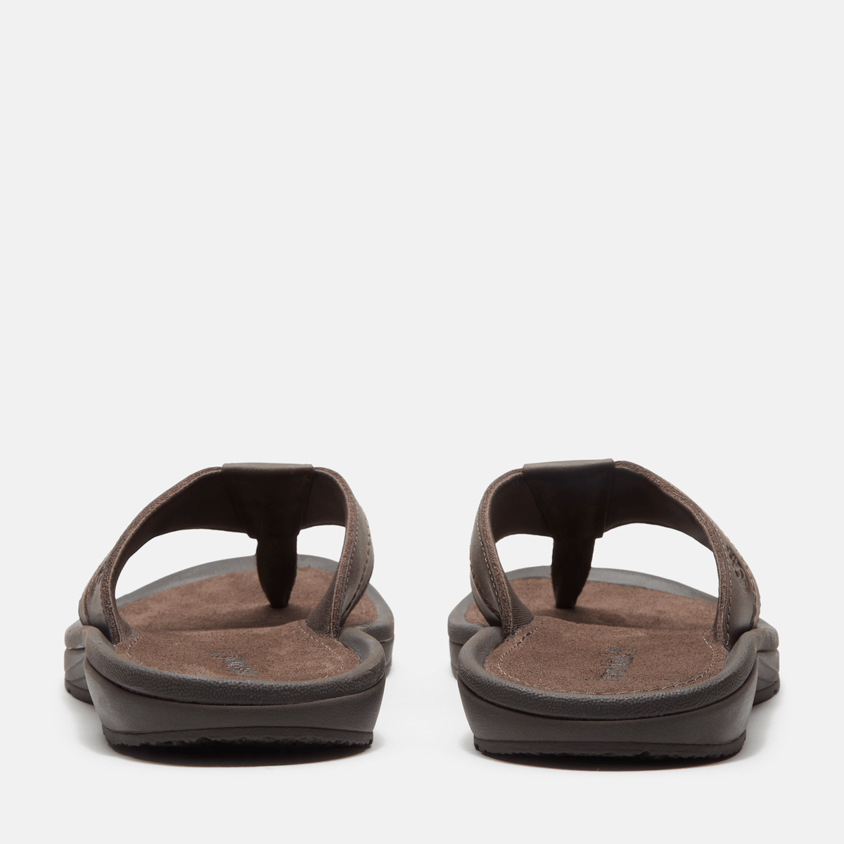 Mens Timberland Originals Slide Sandal TBL Dark Brown Leather ALT5