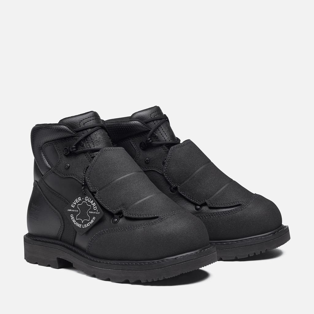 Mens Timberland  PRO 6 Ambridge Composite Toe Work Boot TBL Black Helcor Leather ALT4