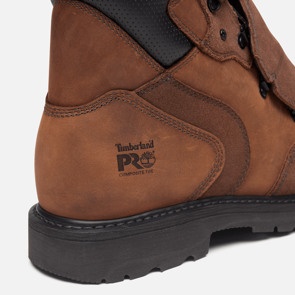 Mens Timberland  PRO 6 Ambridge Composite Toe Work Boot TBL Brown FullGrain ALT7