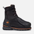 Mens Timberland PRO 8 Boondock Work Boot TBL Black FullGrainOrange HERO