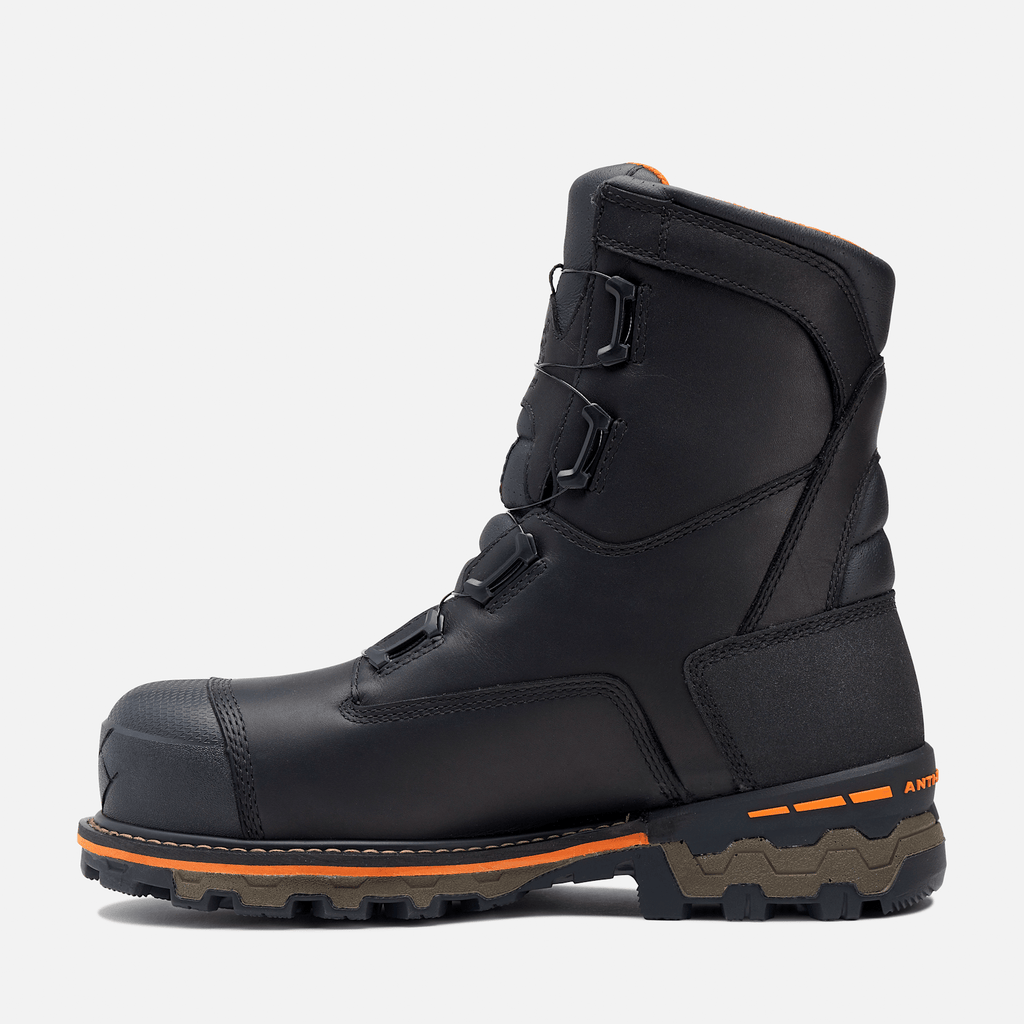 Mens Timberland PRO BOA 8 Composite Toe Waterproof Work Boot TBL Black FullGrain ALT6