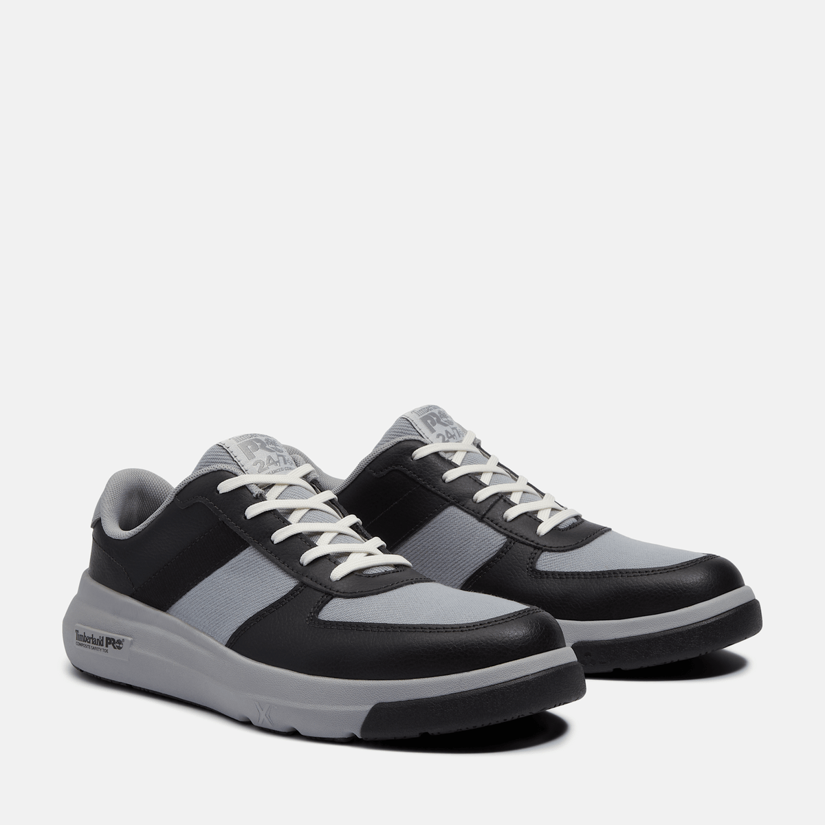 Mens Timberland PRO Bridgeport Athletic Composite Toe Work Shoe TBL Black ALT4