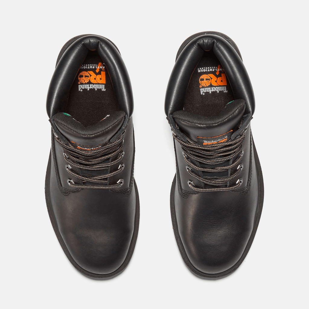 Mens Timberland PRO Direct Attach 6 Waterproof Insulated SteelToe Work Boot TBL Black ALT2