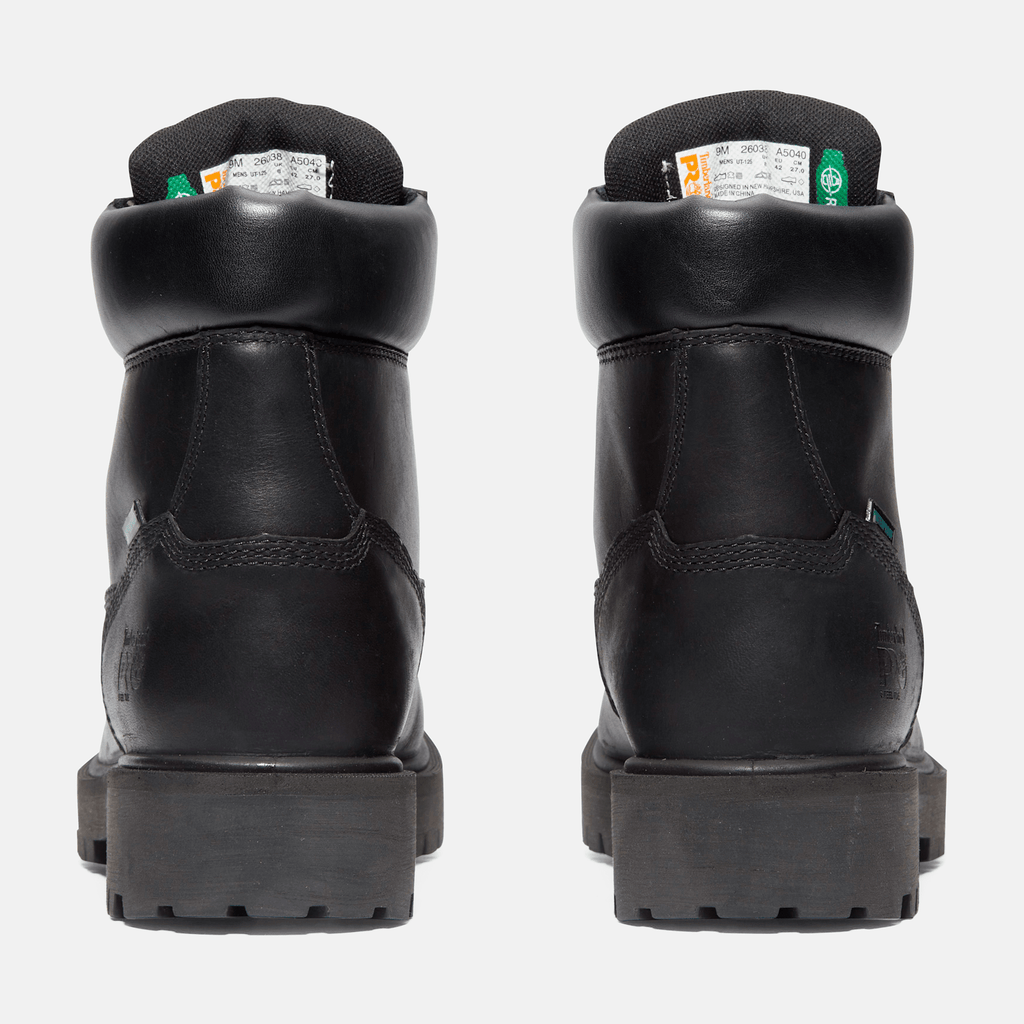 Mens Timberland PRO Direct Attach 6 Waterproof Insulated SteelToe Work Boot TBL Black ALT5