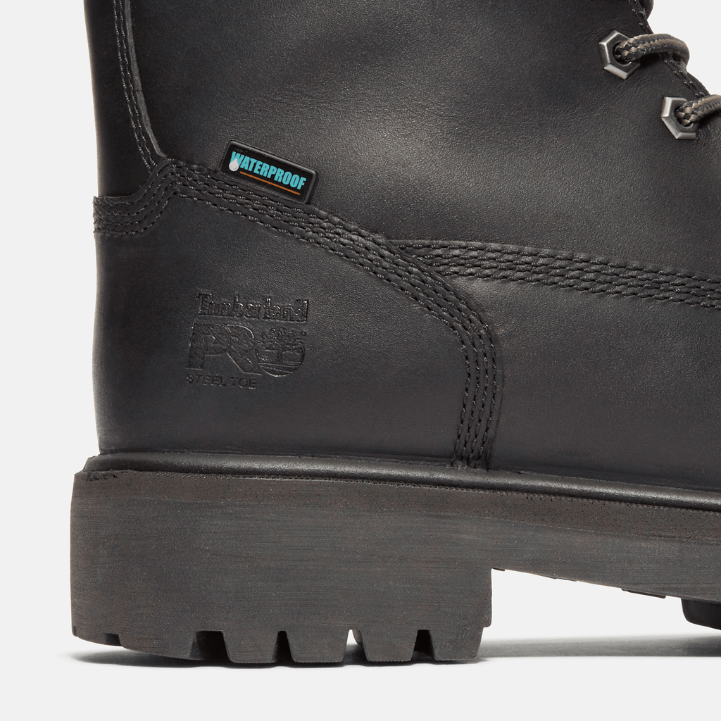 Mens Timberland PRO Direct Attach 6 Waterproof Insulated SteelToe Work Boot TBL Black ALT7
