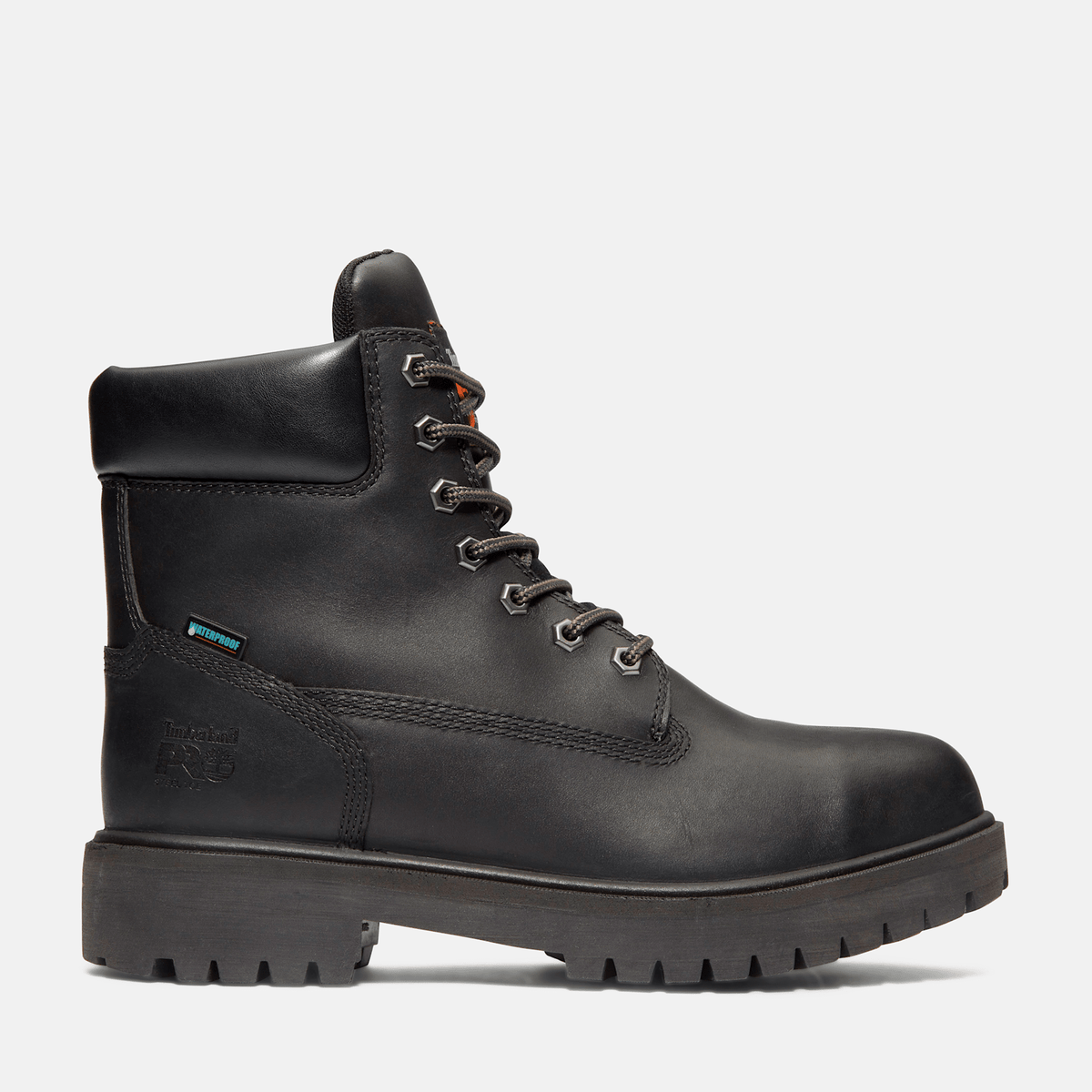 Mens Timberland PRO Direct Attach 6 Waterproof Insulated SteelToe Work Boot TBL Black HERO