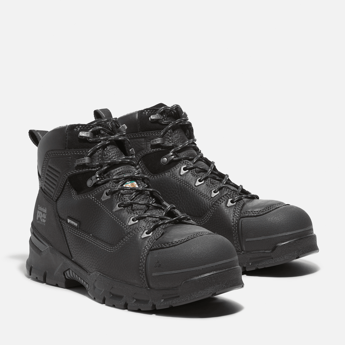 Mens Timberland PRO Endurance EV 6 Composite Toe Waterproof Work Boot TBL BlackGrey ALT4