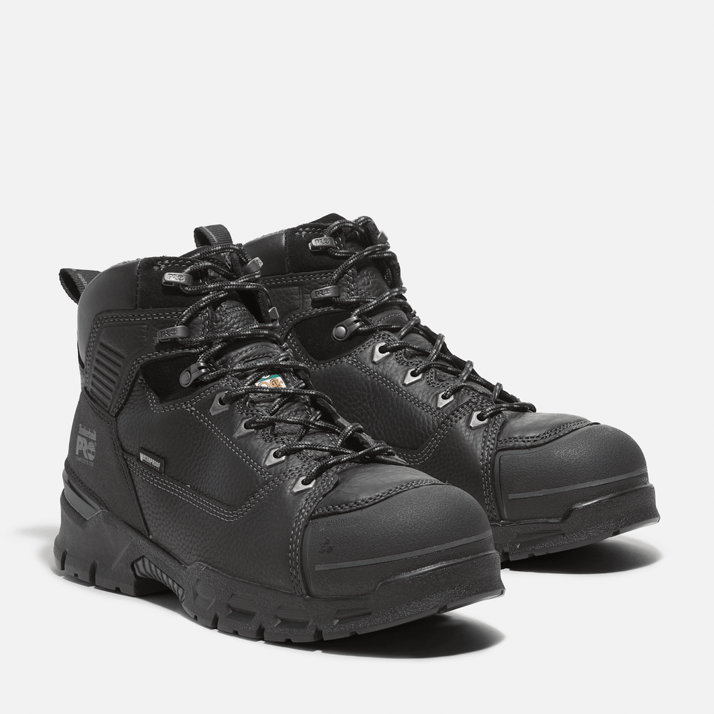 Mens Timberland PRO Endurance EV 6 Composite Toe Waterproof Work Boot TBL BlackGrey ALT4