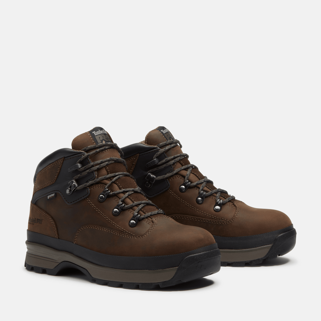 Mens Timberland PRO Euro Hiker XT AlloyToe Waterproof Mid Boot TBL Brown FullGrain ALT4