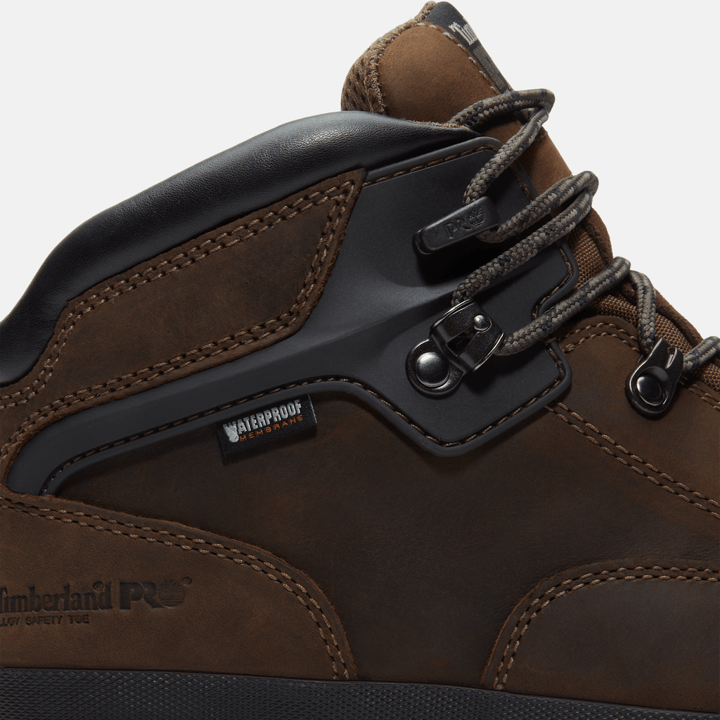 Mens Timberland PRO Euro Hiker XT AlloyToe Waterproof Mid Boot TBL Brown FullGrain ALT7