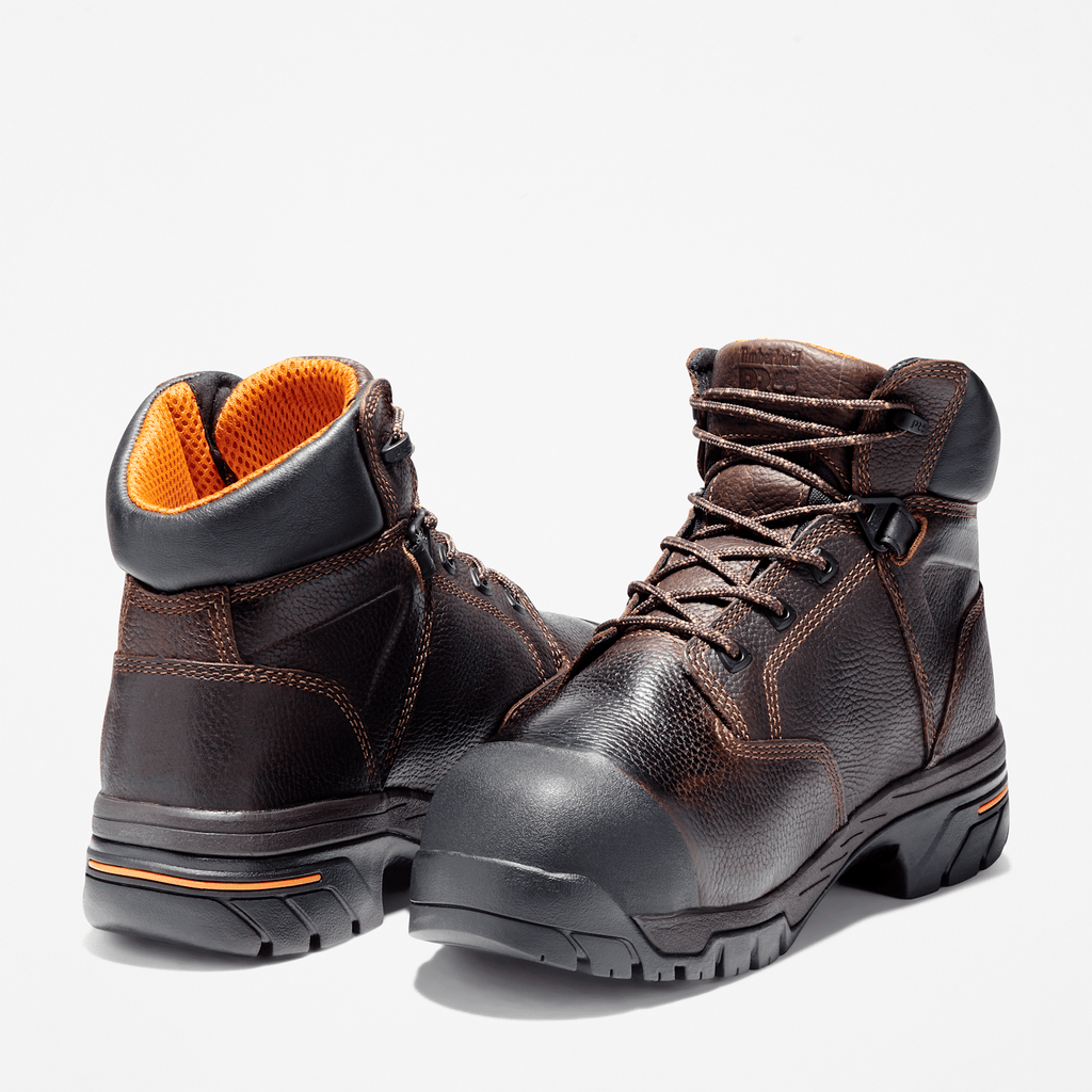 Mens Timberland PRO Helix Met Guard Composite Toe Work Boot TBL Brown ALT5