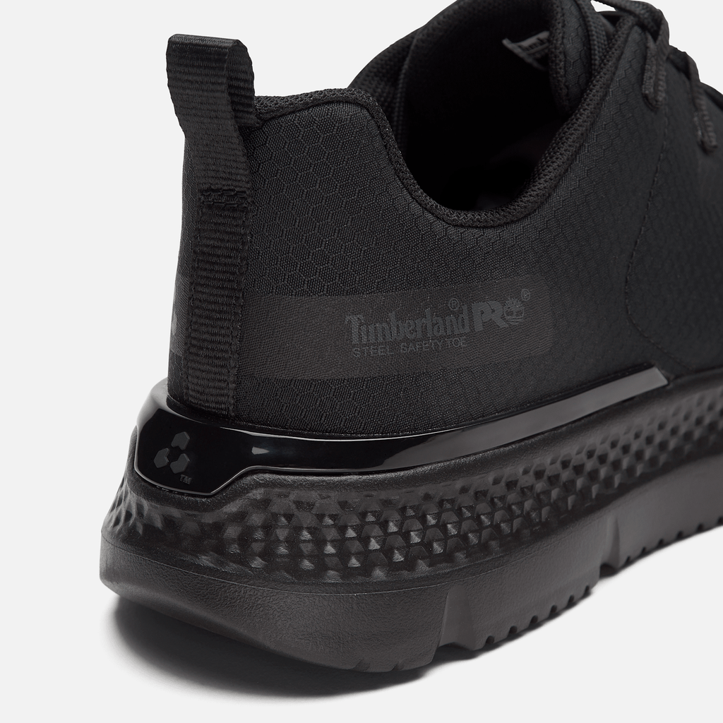 Mens Timberland PRO Intercept Athletic SteelToe Work Sneaker TBL Black ALT7