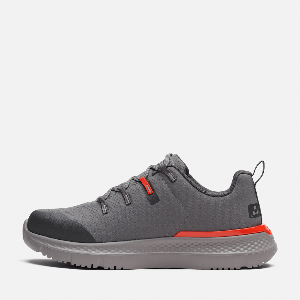 Mens Timberland PRO Intercept Athletic SteelToe Work Sneaker TBL GreyRed ALT6