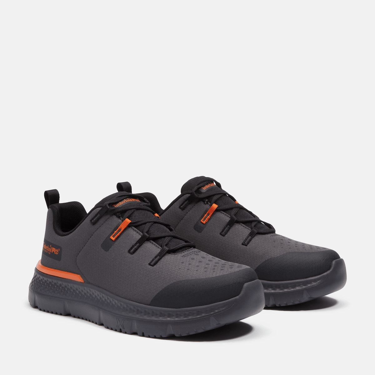 Mens Timberland PRO Intercept Steel Toe Work Sneaker TBL Dark Grey ALT4
