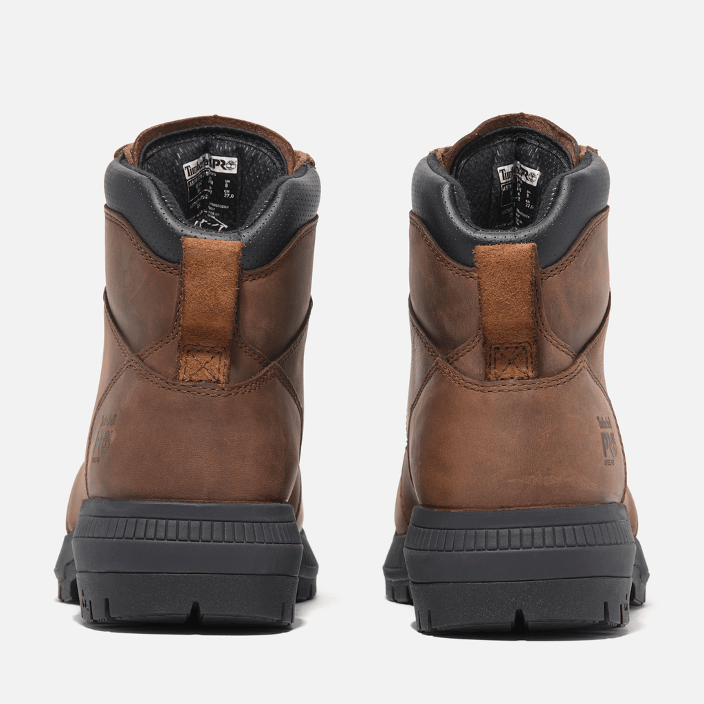 Mens Timberland PRO Montauk 6 Steel Toe Work Boot TBL Brown ALT5