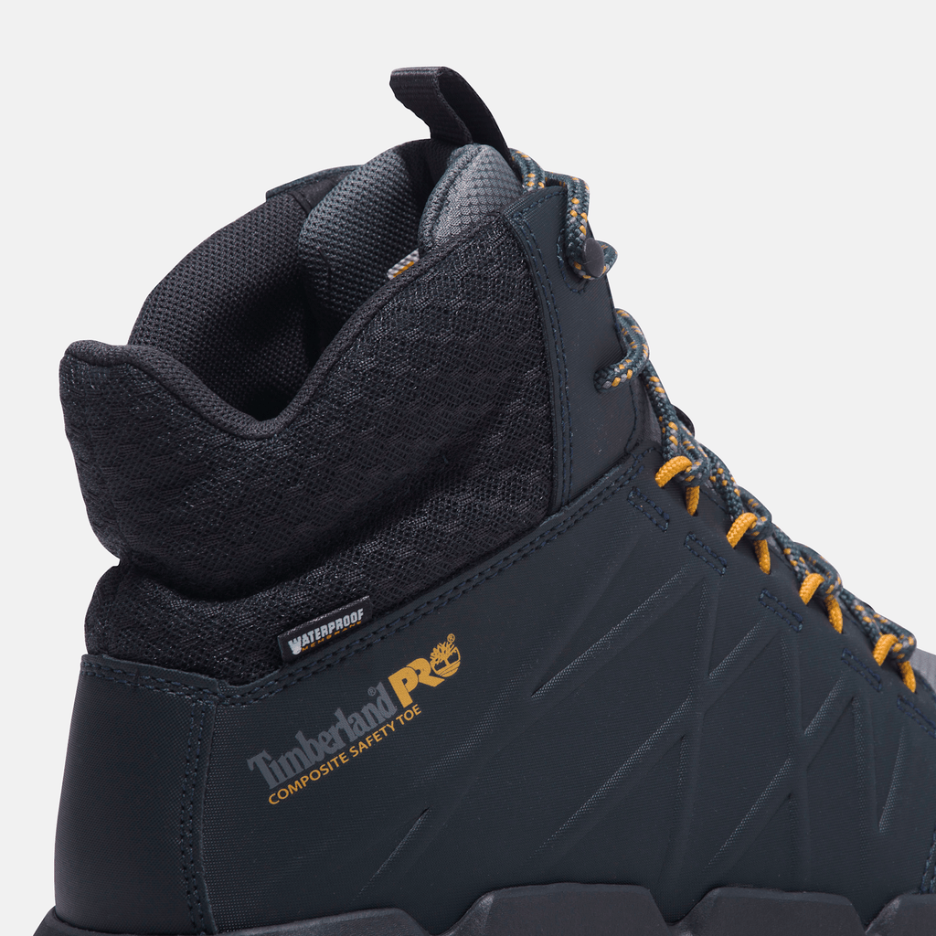 Mens Timberland PRO Morphix Outdoor 6 Waterproof CompToe Work Boot TBL CharcoalWheat ALT7