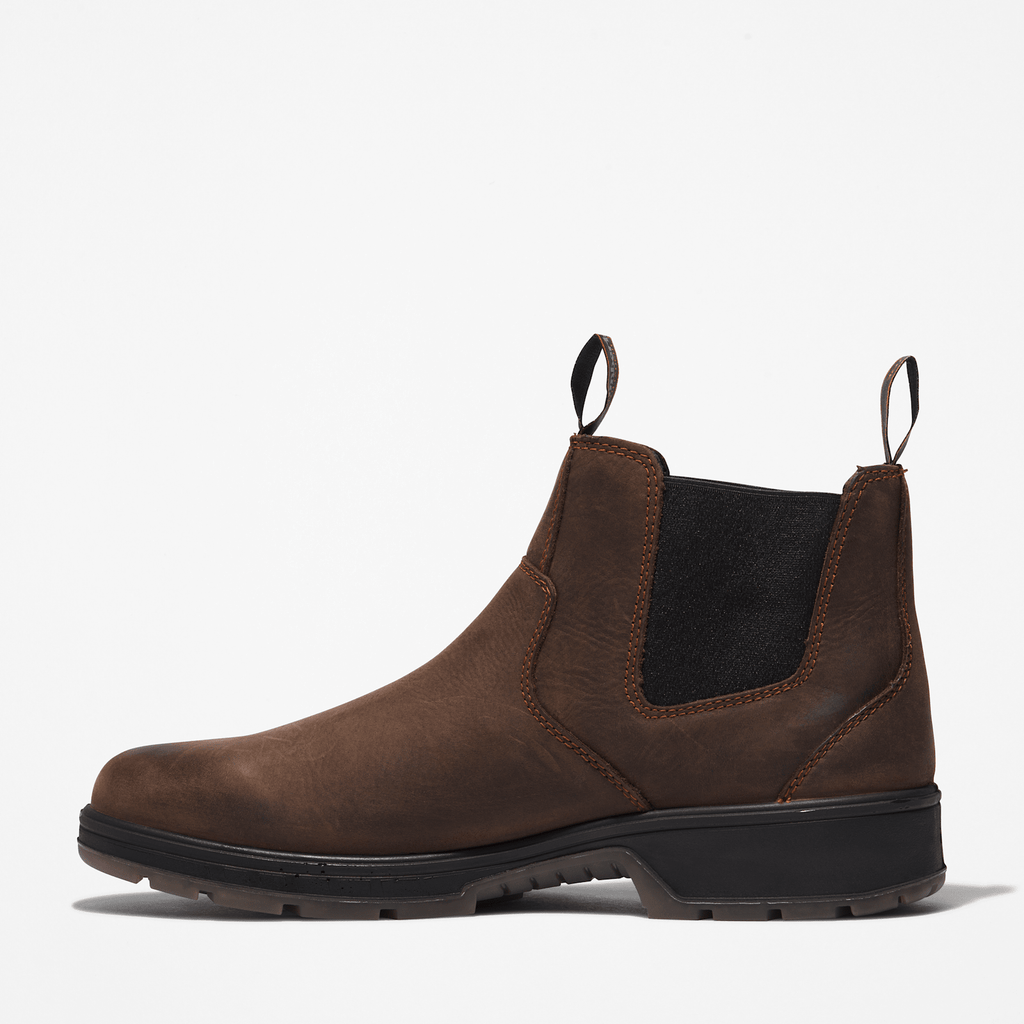 Mens Timberland PRO Nashoba SoftToe SlipOn Work Boot TBL Brown ALT7