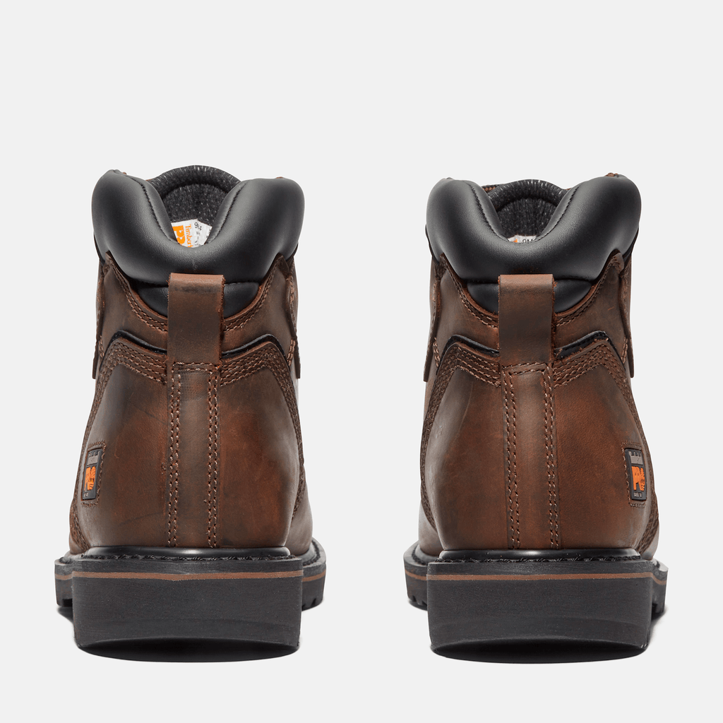 Mens Timberland PRO Pit Boss 6 SteelToe Work Boot TBL Brown ALT5