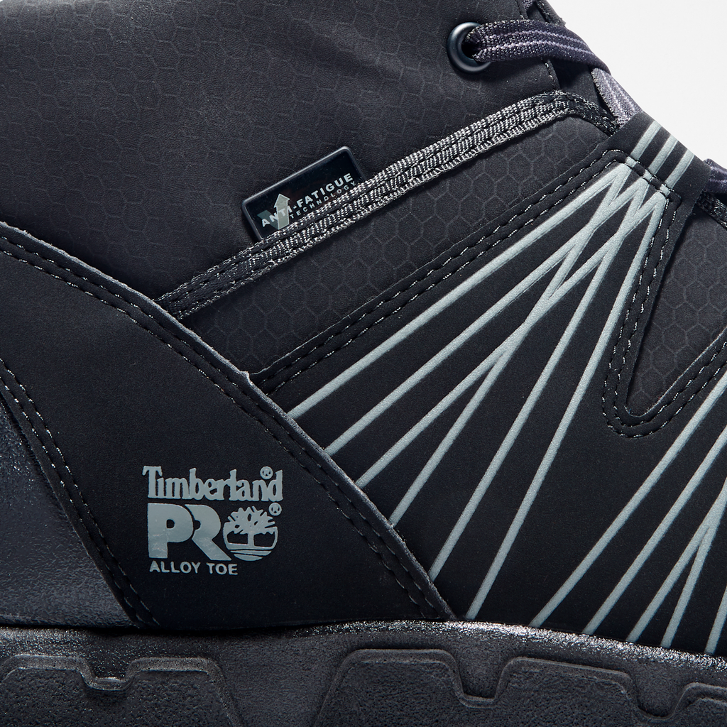 Mens Timberland PRO Powertrain Alloy Toe Work Sneaker TBL Black ALT6
