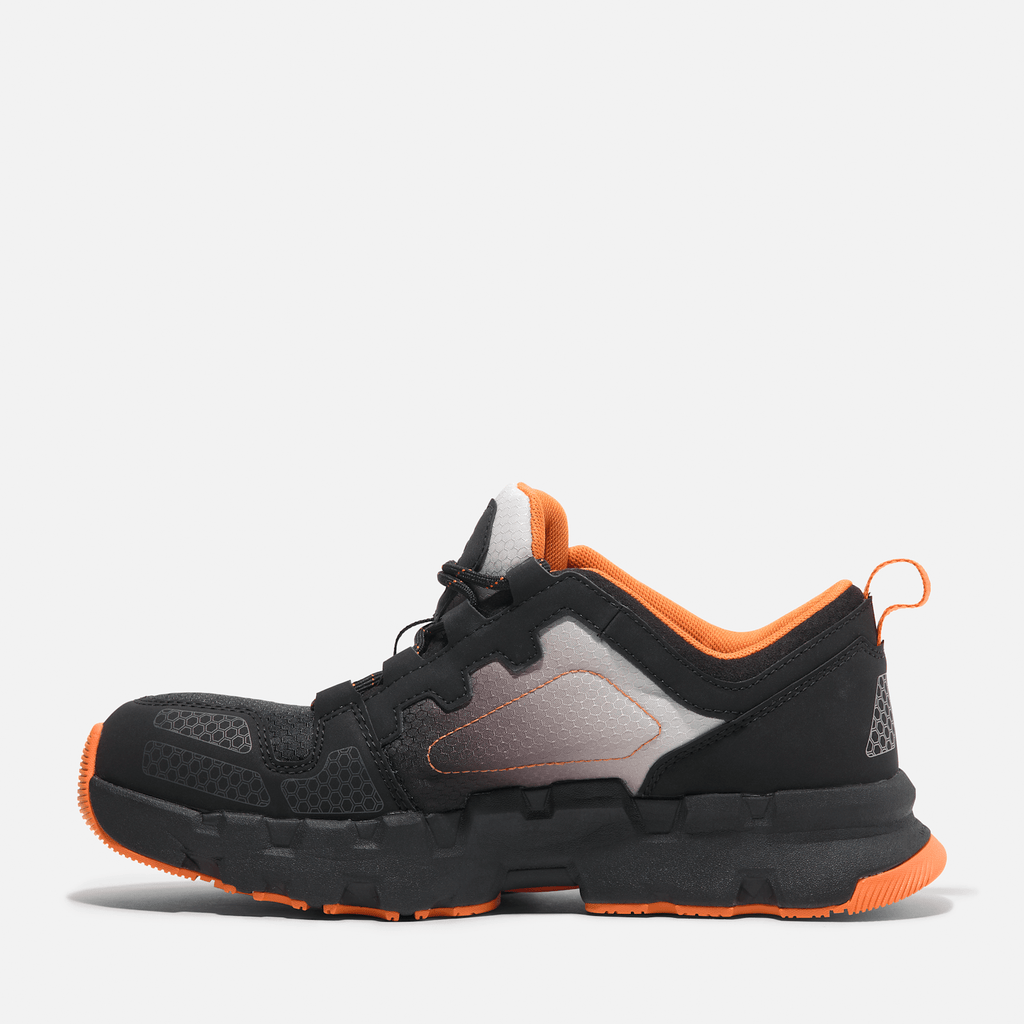 Mens Timberland PRO Powertrain EV CompToe Athletic Work Sneaker TBL GreyOrange ALT6