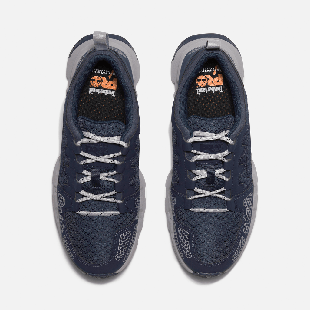 Mens Timberland PRO Powertrain EV Composite Toe Work Sneaker TBL NavyGrey ALT2